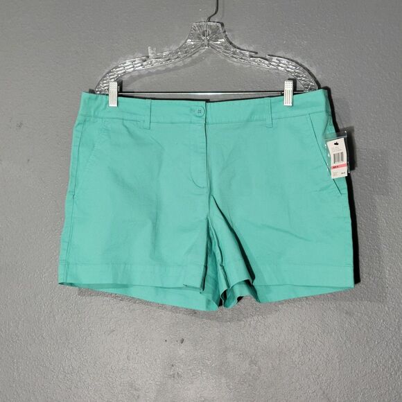 NAUTICA womens Chino Shorts Green Sz 14 Green - Picture 1 of 8